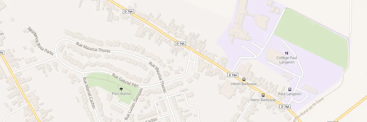 Plan du 135 Rue Henri Barbusse à Avesnes-les-Aubert