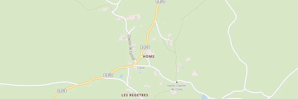 Plan du 5082 Village d’Homs à Campestre-et-Luc
