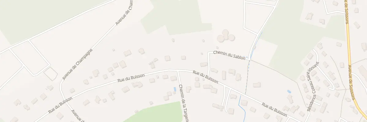 Plan du 75 Rue du Buisson à Château-Thierry
