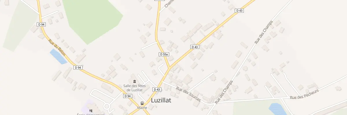 Plan du 1 Rue des Jardins à Luzillat
