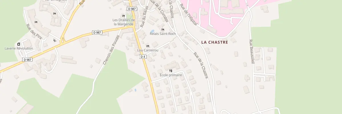 Plan du 8 Rue du Carreirou à Saint-Alban-sur-Limagnole