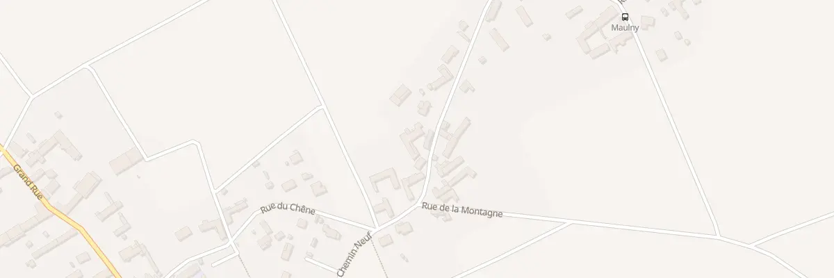Plan du 9 Gr Grand Rue de Maulny à Melz-sur-Seine