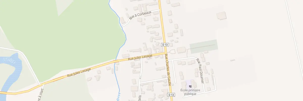 Plan du 2B Rue Jules Lesage à Achery