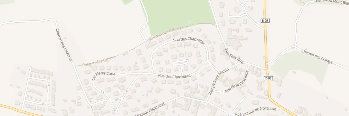 Plan du 9 Rue des Charmilles à Bucy-le-Long