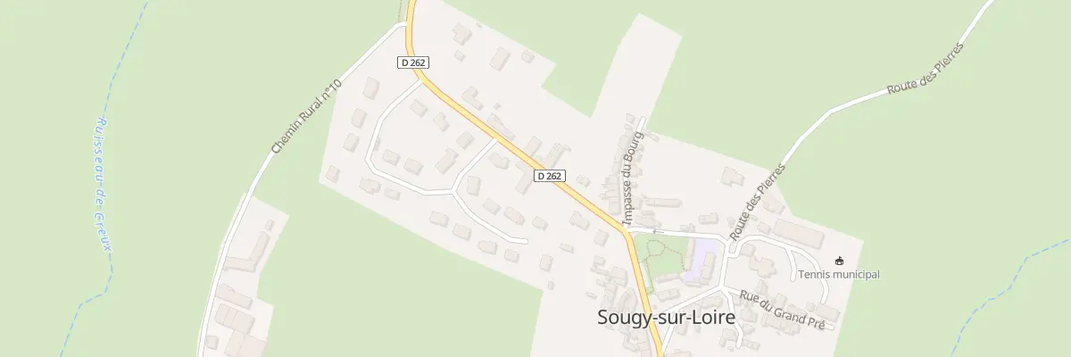 Plan du 50 Rte du Bourg à Sougy-sur-Loire