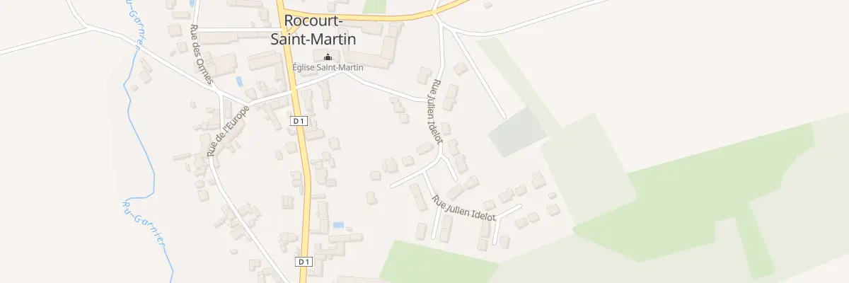 Plan du 10 Rue Julien Idelot à Rocourt-Saint-Martin