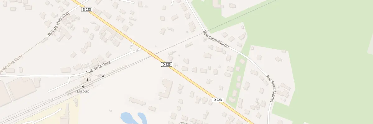 Plan du 5 Rue Bernard de Roquefeuil à Lezoux