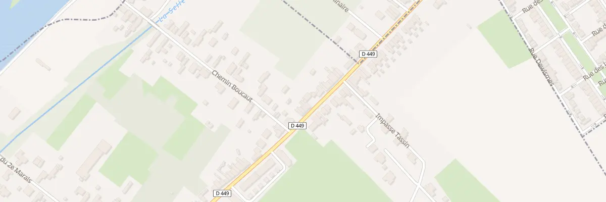 Plan du 22 Rue de Denain à Douchy-les-Mines