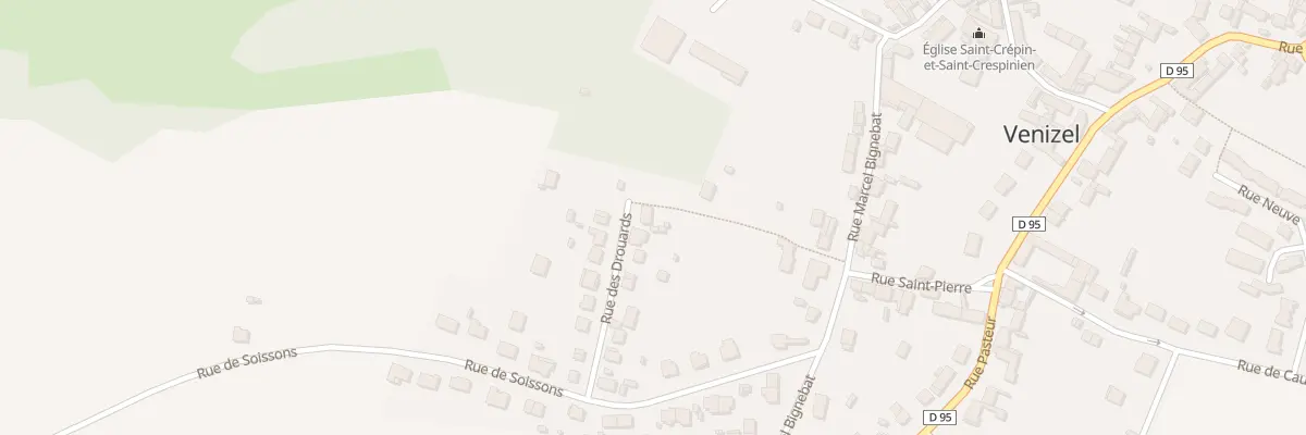 Plan du 122 Rue des Drouards à Venizel