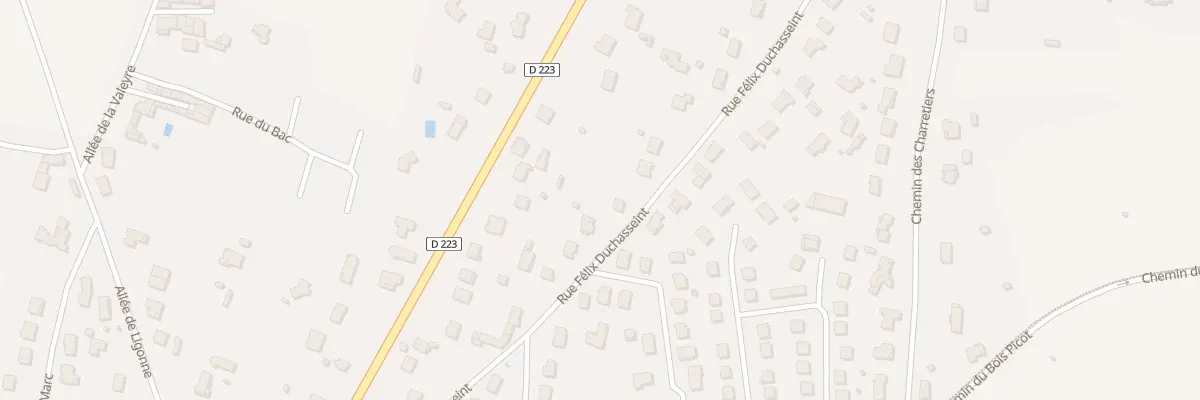Plan du 61 Rue Félix Duchasseint à Lezoux