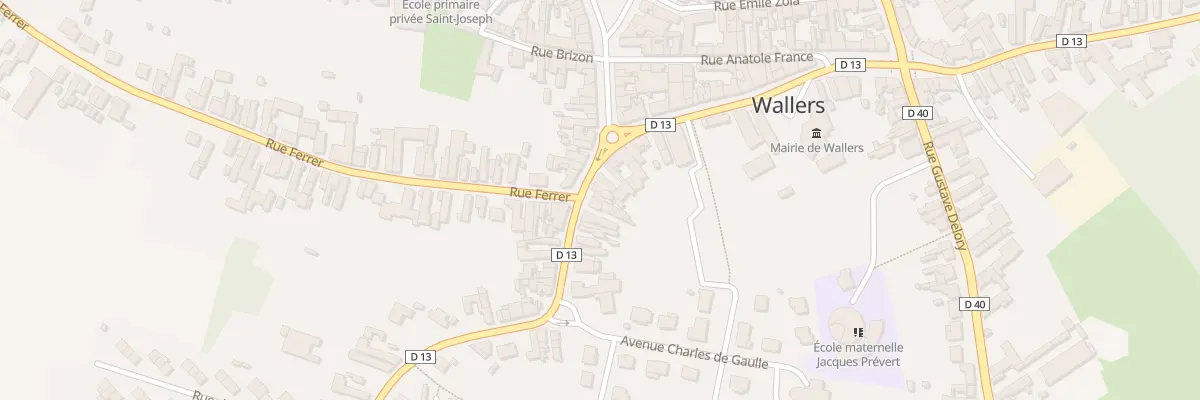 Plan du 15 Rue Matteoti à Wallers