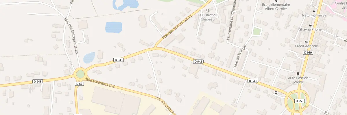 Plan du 35 Rue Aristide Briand à Joigny