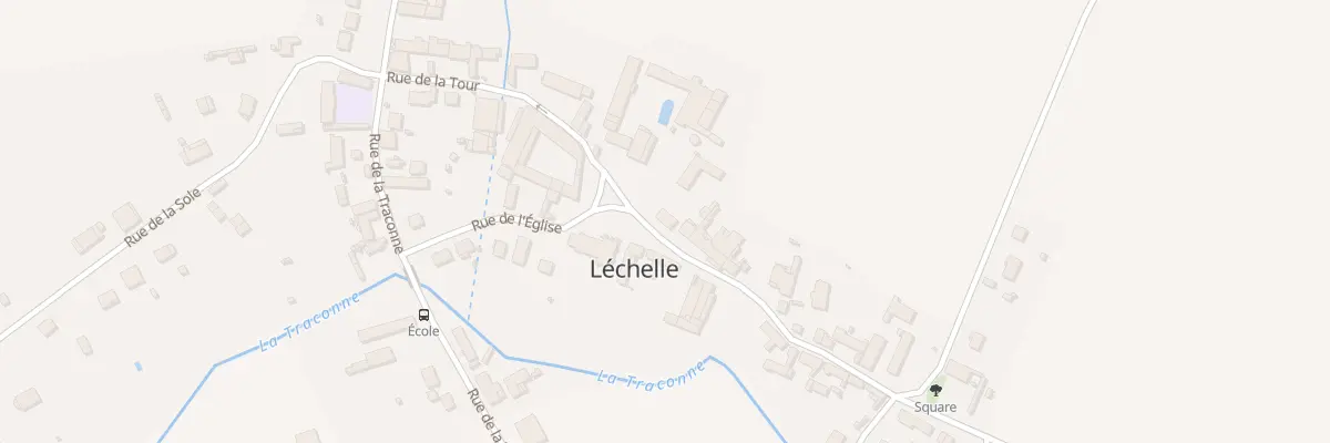 Plan du 21B Rue de la Tour à Léchelle