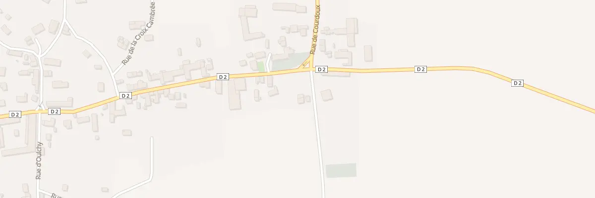Plan du 2 Rue des Noirs Chevaux à Grand-Rozoy
