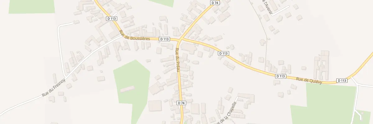 Plan du 3 Rue du Préau à Bévillers