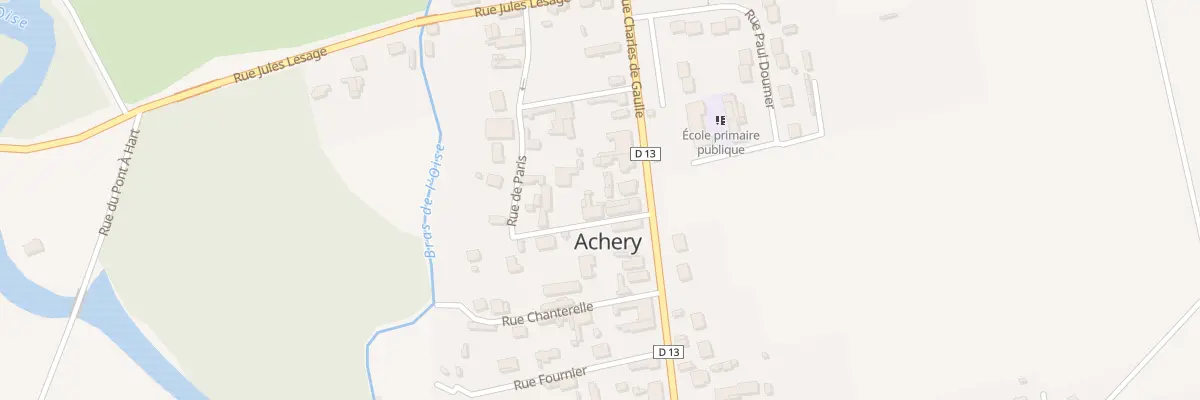 Plan du 61B Rue Charles de Gaulle à Achery