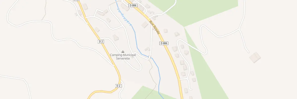 Plan du 2 Che du Plan d’eau à Serverette