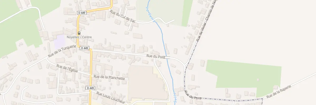 Plan du 83 Rue du Pont à Noyelles-sur-Selle