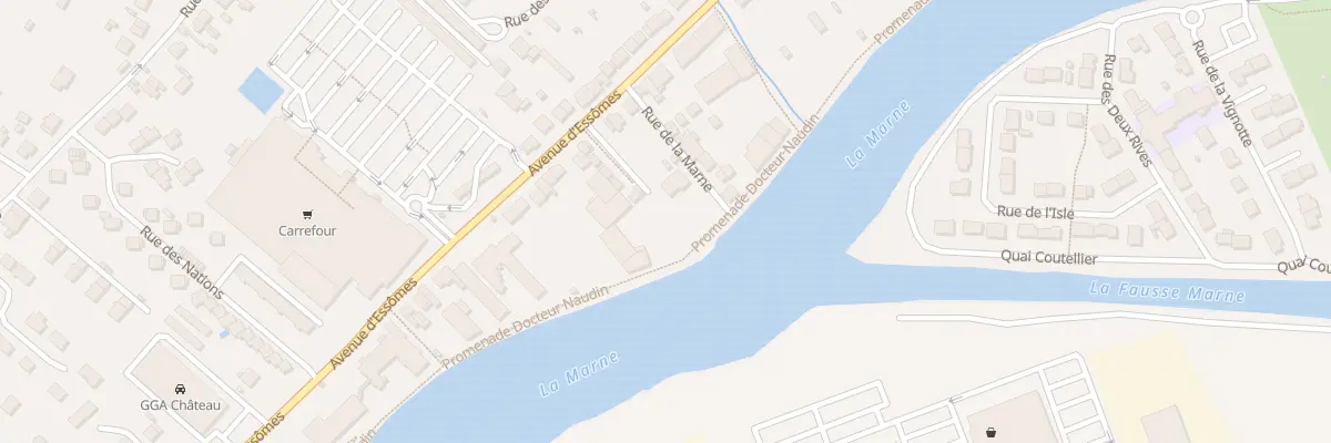 Plan du 1 Rue de la Marne à Château-Thierry