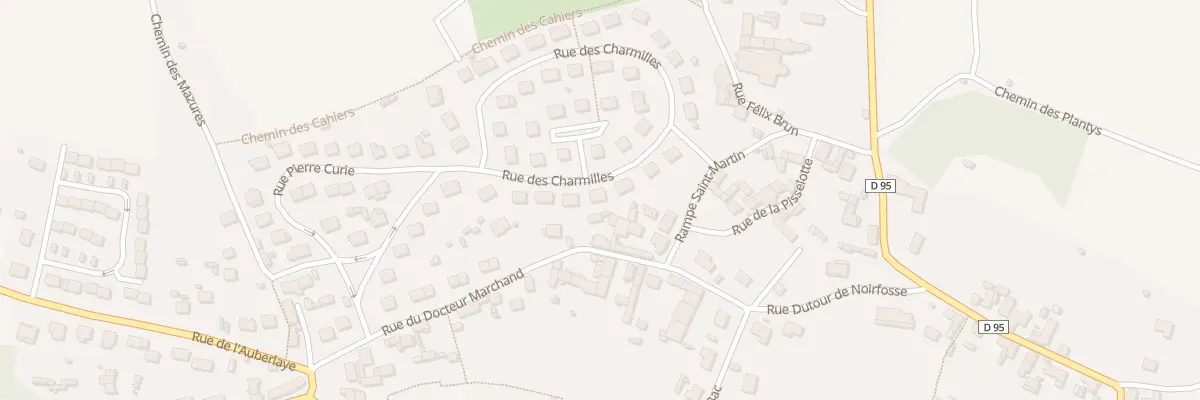 Plan du 10 Rue des Charmilles à Bucy-le-Long