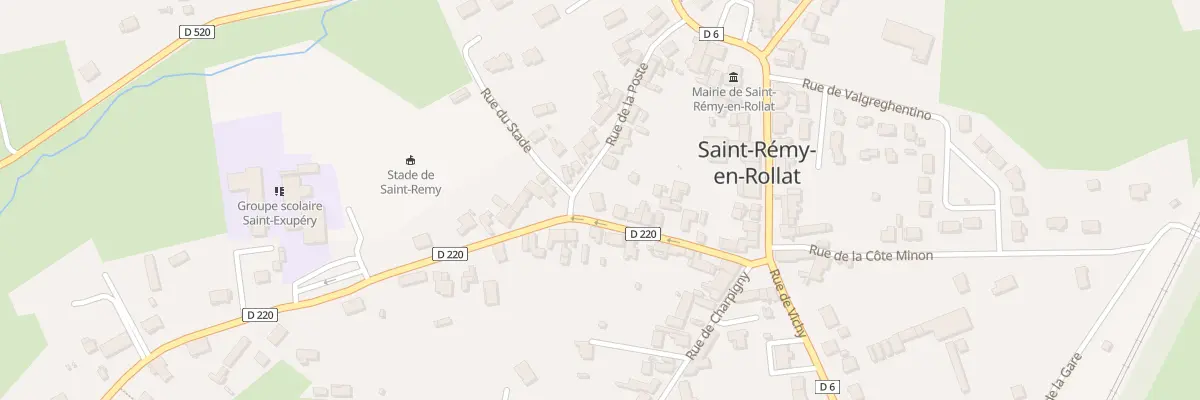 Plan du 1 Pl des Catalpas à Saint-Rémy-en-Rollat