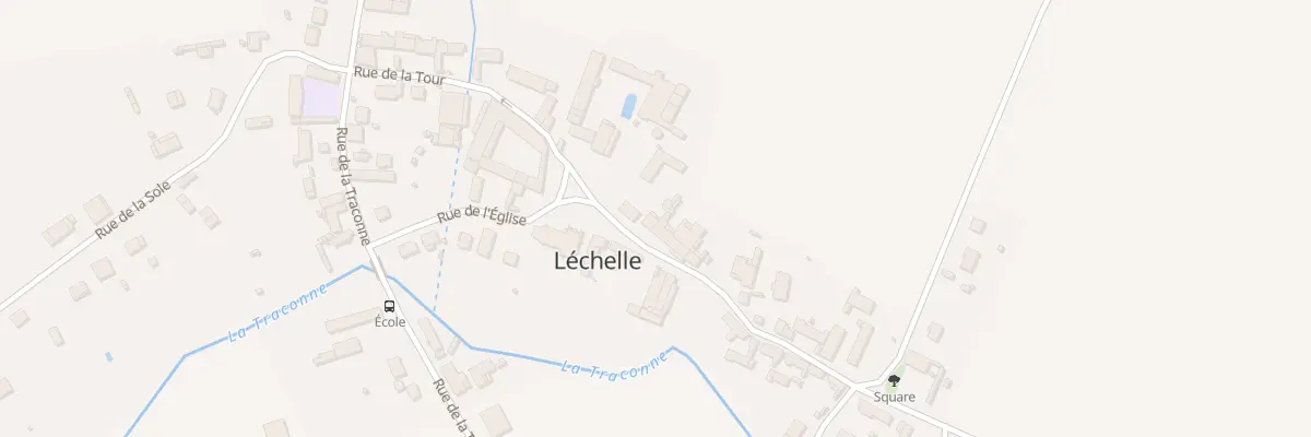 Plan du 25 Rue de la Tour à Léchelle