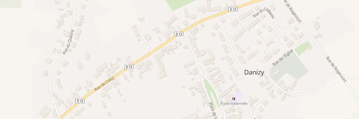 Plan du 104 Rue de Crecy à Danizy