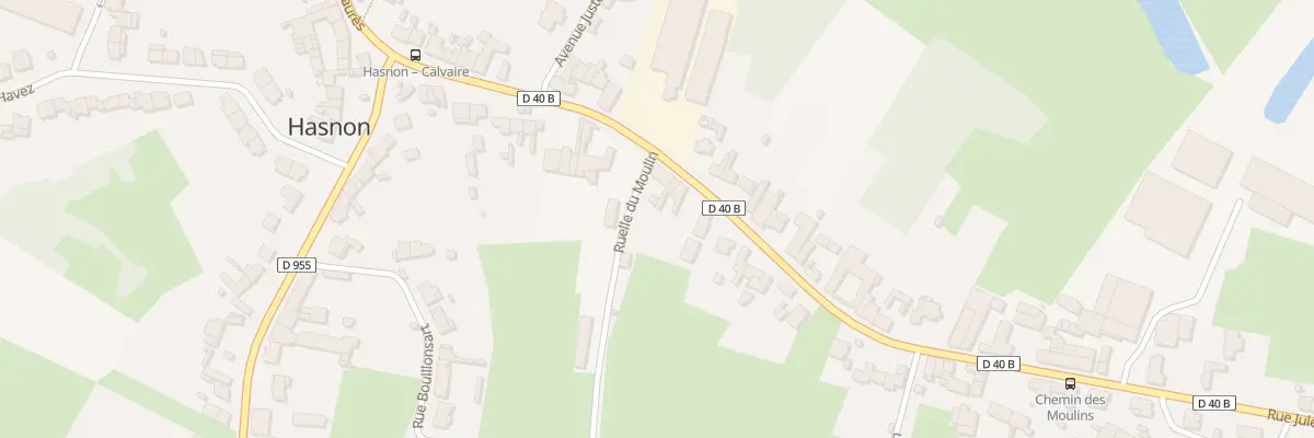 Plan du 20 Rue Jules Guesde à Hasnon