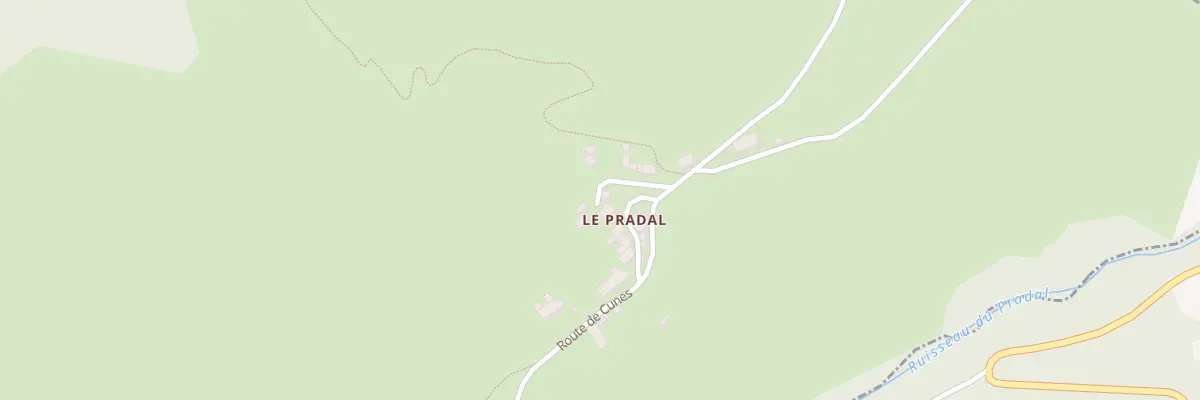 Plan du 5100 Le Pradal à Blassac