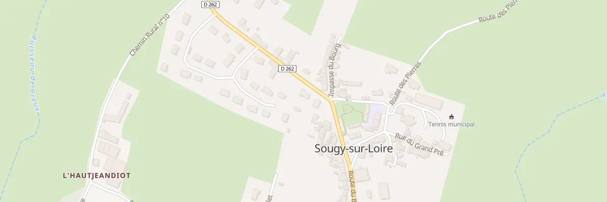 Plan du 48 Rte du Bourg à Sougy-sur-Loire