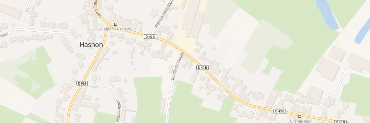 Plan du 18B Rue Jules Guesde à Hasnon