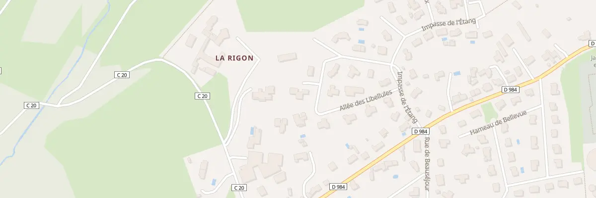 Plan du 9 All des Libellules à Bellerive-sur-Allier