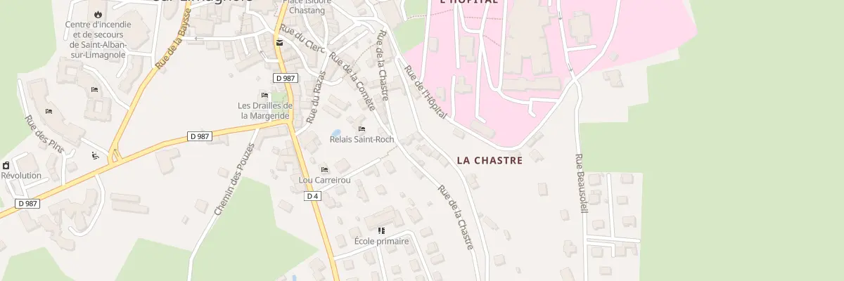 Plan du 4 Rue Bellevue à Saint-Alban-sur-Limagnole