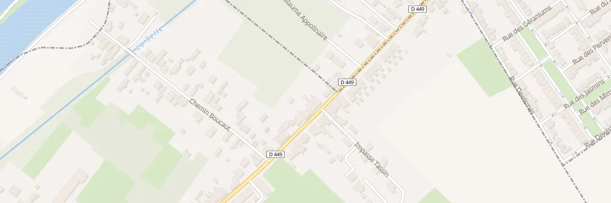 Plan du 10 Rue de Denain à Douchy-les-Mines