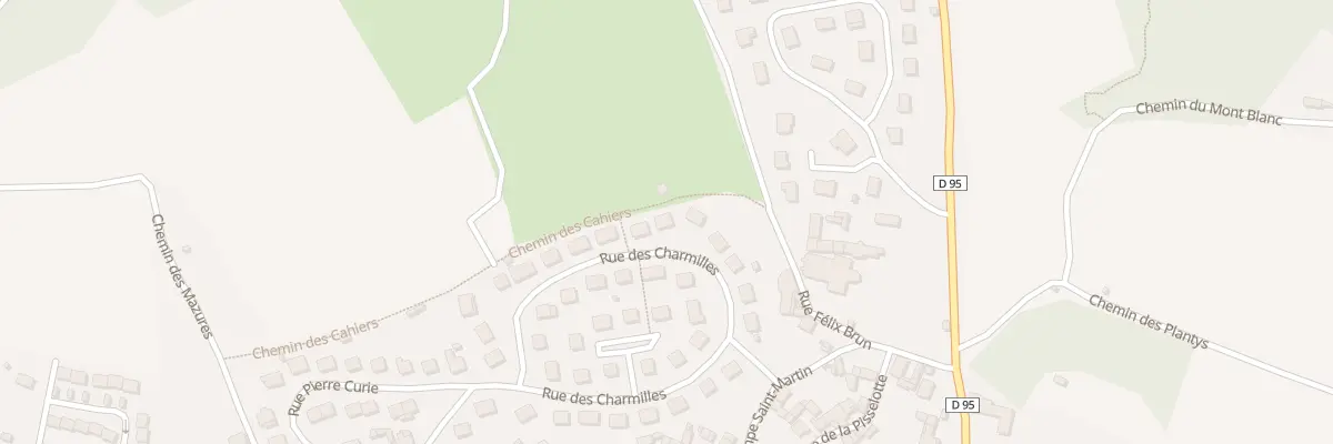 Plan du 28 Rue des Charmilles à Bucy-le-Long