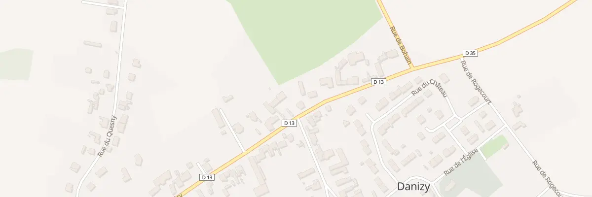 Plan du 103 Rue de Crecy à Danizy