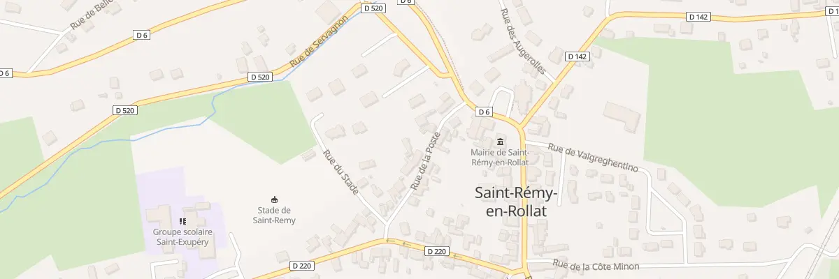 Plan du 5 Rue de la Poste à Saint-Rémy-en-Rollat