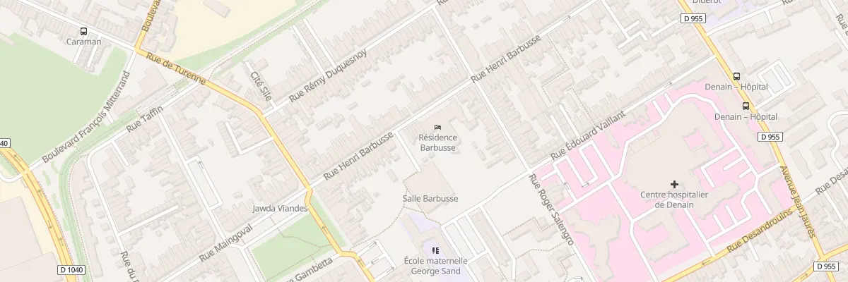 Plan du 38 Rue Henri Barbusse à Denain