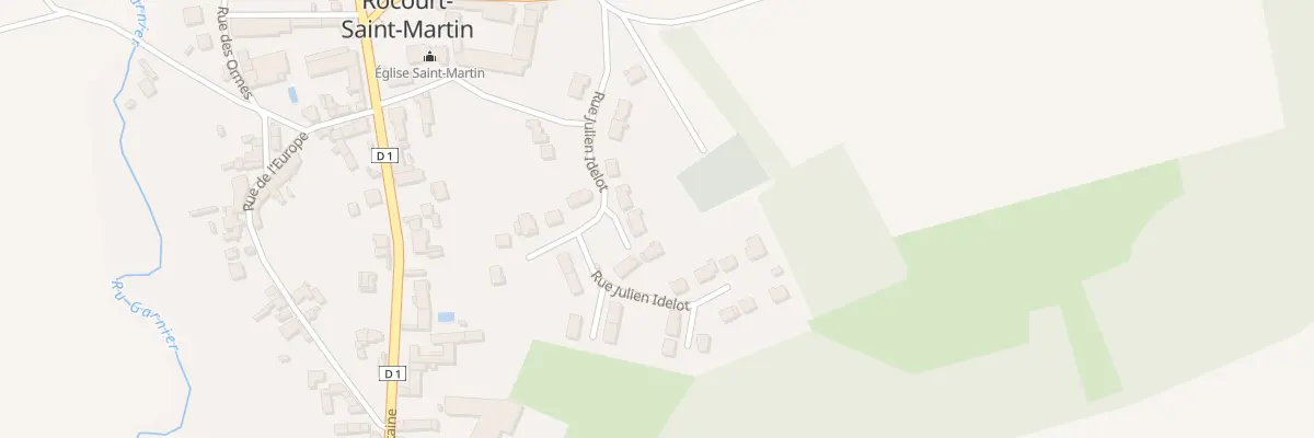 Plan du 11 Rue Julien Idelot à Rocourt-Saint-Martin