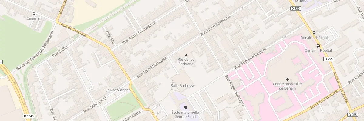 Plan du 40 Rue Henri Barbusse à Denain