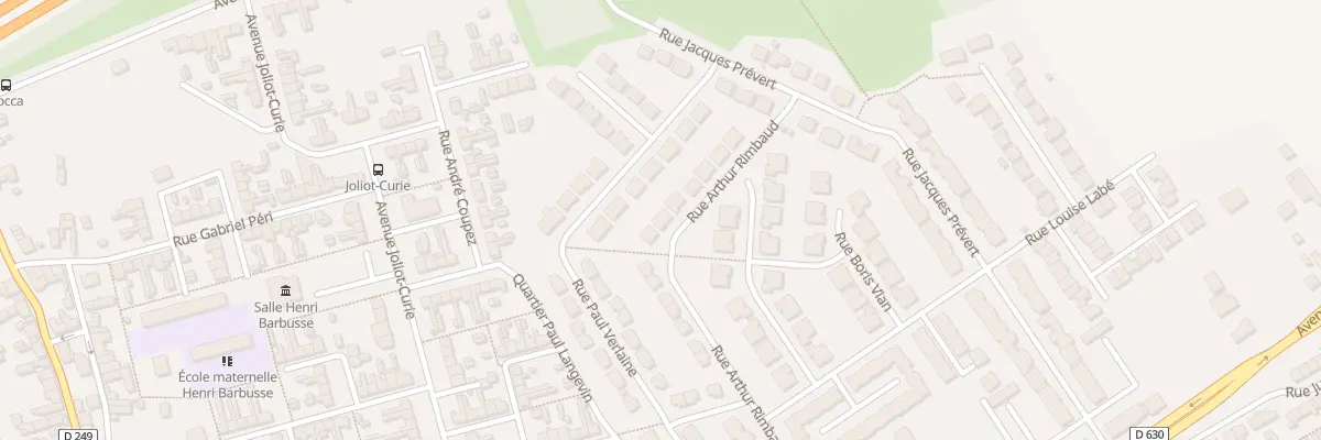 Plan du 55 Rue Arthur Rimbaud à Douchy-les-Mines