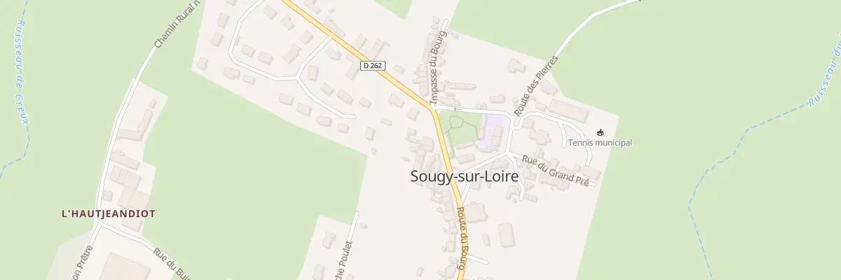 Plan du 44 Rte du Bourg à Sougy-sur-Loire