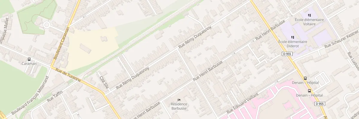 Plan du 77 Rue Roger Salengro à Denain