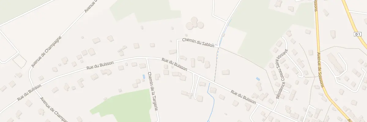 Plan du 71 Rue du Buisson à Château-Thierry