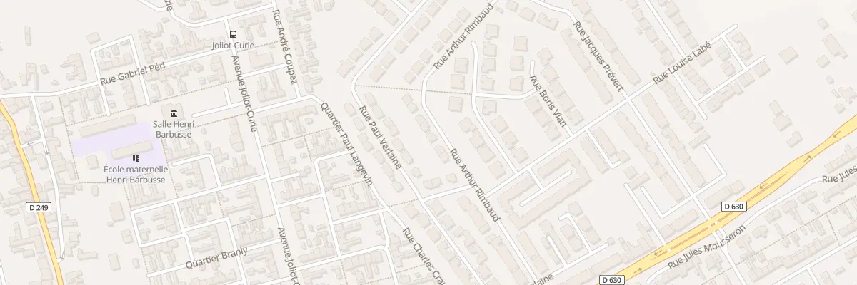 Plan du 43 Rue Arthur Rimbaud à Douchy-les-Mines