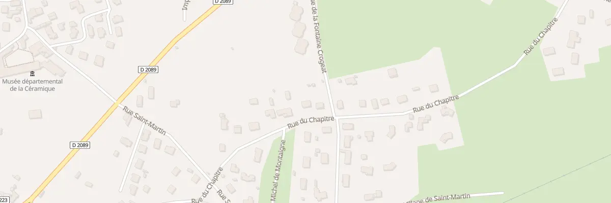 Plan du 43 Rue du Chapitre à Lezoux