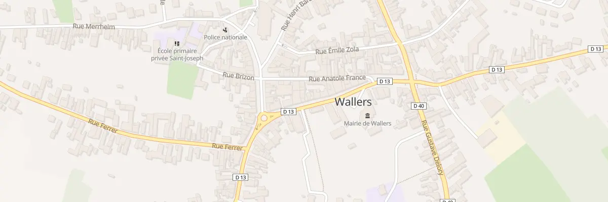 Plan du 36B Rue Marcel Danna à Wallers