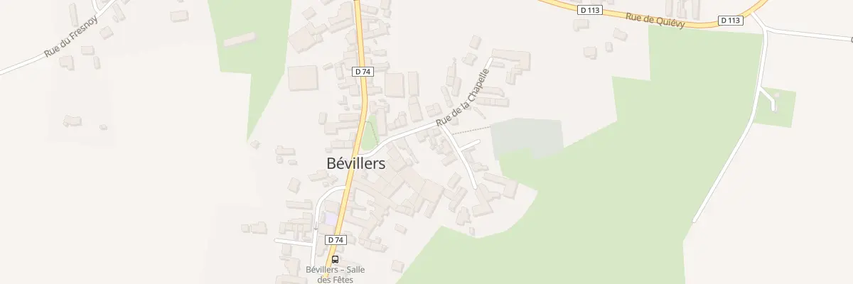 Plan du 8 Rue de la Chapelle à Bévillers
