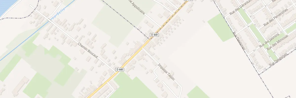 Plan du 75 Rue de Denain à Douchy-les-Mines