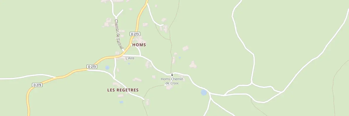 Plan du 5056 Village d’Homs à Campestre-et-Luc